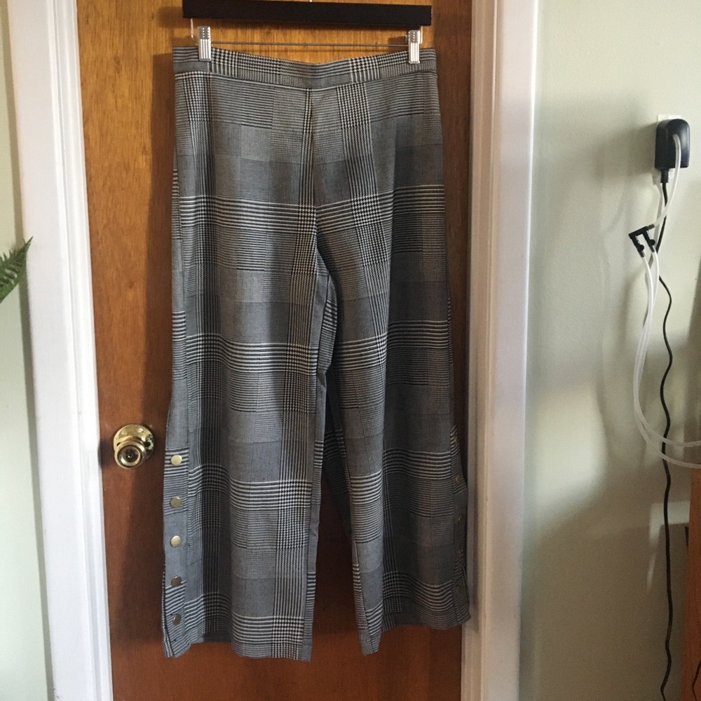 Who What Wear Plaid culottes